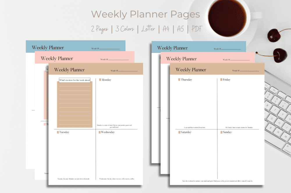 Printable Planner Bundle - 3