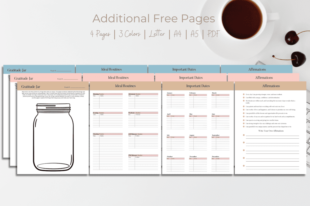 Printable Planner Bundle - 6