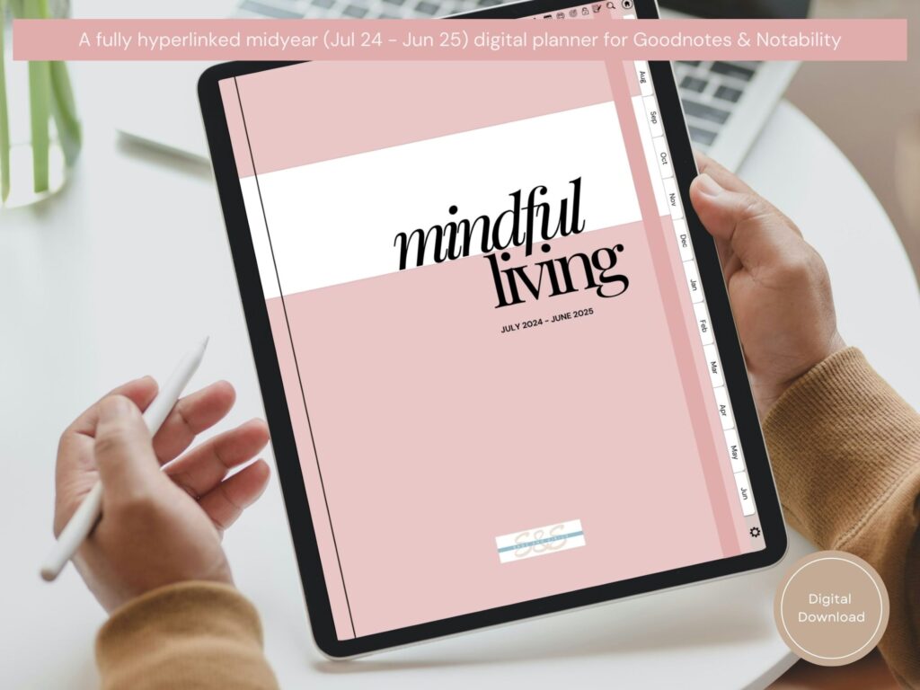 Mindful Living Digital Journal for iPad