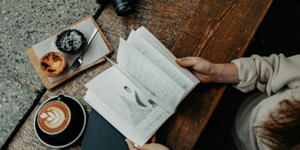 a girl being mindful in her daily life