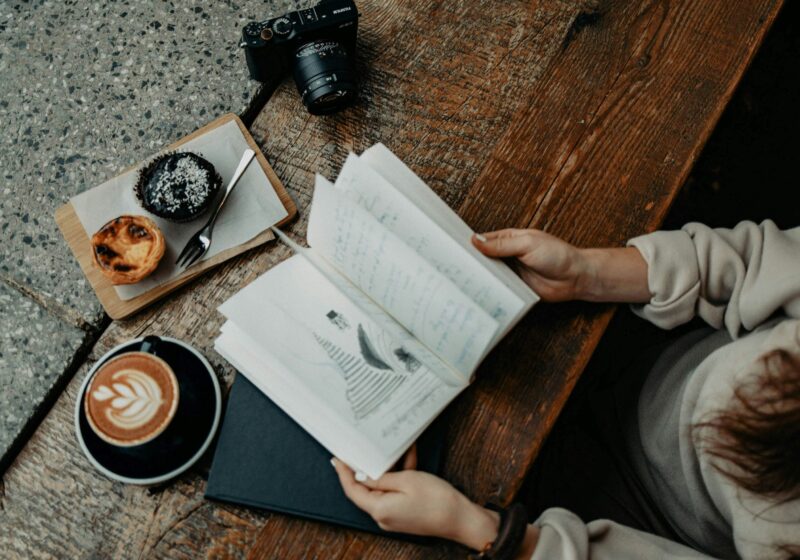 a girl being mindful in her daily life